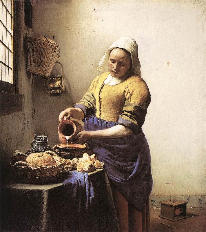 Jan Vermeer The Milkmaid Spain oil painting art